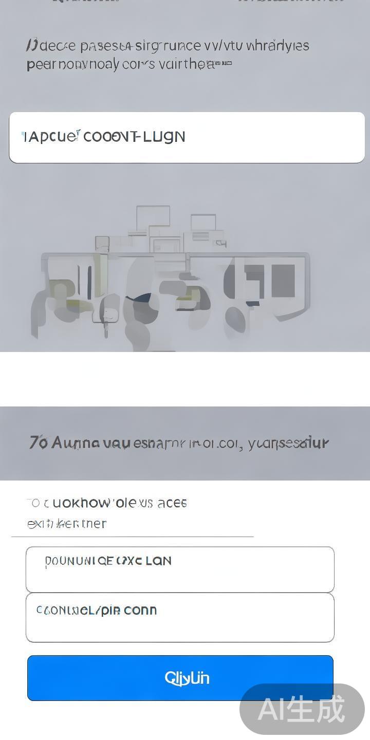 登录页面常设有“账号登录”和“快速登录”两个入口。