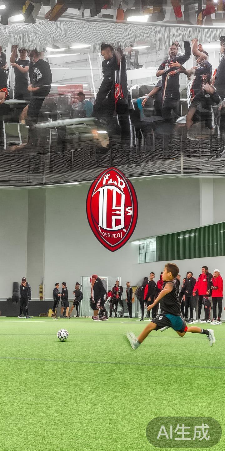 而与欧洲足球豪门AC米兰的合作，更是为青训事业注入